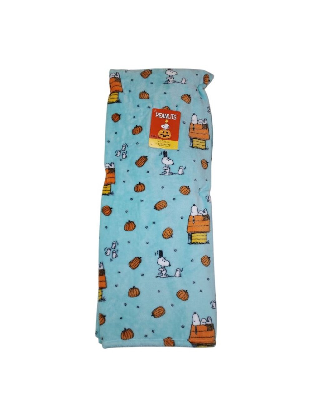 Peanuts Snoopy Pet Plush Throw Blanket Pumpkins Fall Ghosts Halloween Berkshire